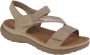 Rieker Sandalen zomerschoen sandaal sleehak met elastieken - Thumbnail 2