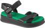 Rieker Sandals W0851-00 Vrouwen Zwart Sandalen - Thumbnail 2