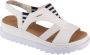 Rieker Sandals V44Y5-80 Vrouwen Wit Sandalen - Thumbnail 2