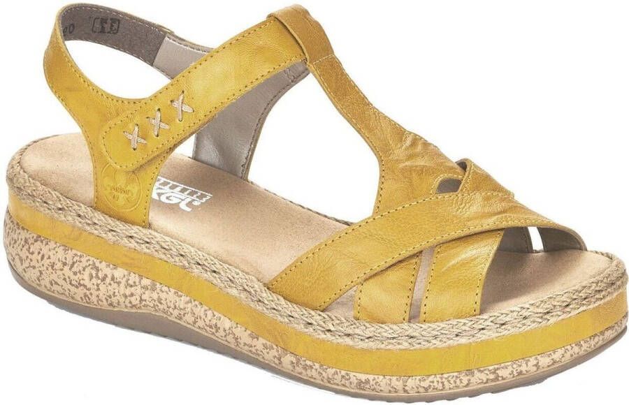 Rieker Massa leren sleehak - Foto 2