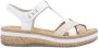 Rieker Sandaal V0919-80 Wit Beige Combi - Thumbnail 2