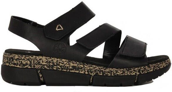 Rieker Sandalen zomerschoen sandaal sleehak met klittenbandsluitingen - Foto 2