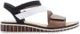 Rieker Sandalen zomerschoen sandaal sleehak in moderne look - Thumbnail 5