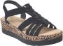 Rieker Plateausandaaltjes Zomerschoen vakantieschoen sandalette met decoratief sieraandeel - Thumbnail 4
