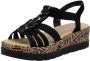 Rieker Plateausandaaltjes Zomerschoen vakantieschoen sandalette met decoratief sieraandeel - Thumbnail 1