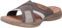 Rieker Lichtgewicht Bruine Slipper met Zacht Voetbed Brown Heren - Thumbnail 4