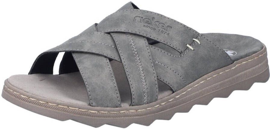 Rieker Slippers zomerschoen slippers badschoen met modieuze loopzool