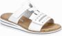 Rieker Slippers sleehak zomerschoen pantoffels met praktisch klittenband - Thumbnail 13