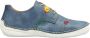 Rieker dames veterschoenen lage schoenen zakelijke schoenen leren schoenen 52528-14 blauw - Thumbnail 5