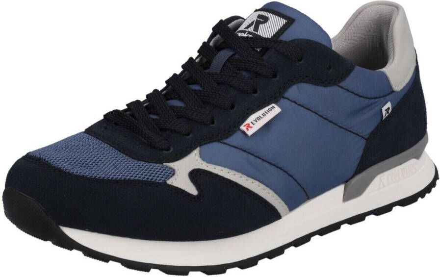 Rieker Evolution herensneaker blauw grijs - Foto 2