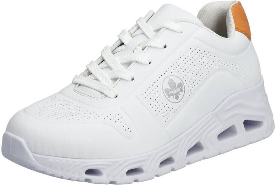 Rieker Sneakers in vegan verwerking vrijetijdsschoen halve schoen veterschoen