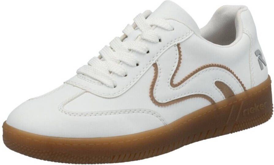 OTTO RIEKER Sport Plateausneakers vrijetijdsschoen lage schoen veterschoen in vegan uitvoering