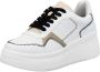 Rieker Plateausneakers sleehak sneaker veterschoen lage schoen met modieuze contrastdetails - Thumbnail 2