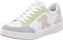 OTTO RIEKER Sport Plateausneakers veterschoenen lage schoen vrijetijdsschoen met pastelkleuren accenten - Thumbnail 1