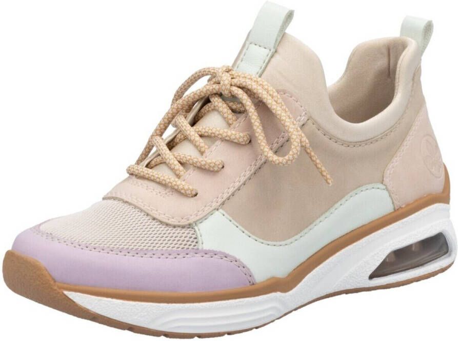 Rieker Slip-on sneakers lage schoen vrijetijdsschoen instapschoen met elastische instap