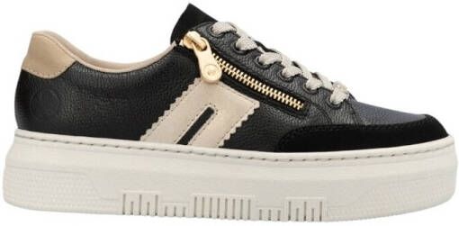 Rieker Plateausneakers veterschoenen lage schoen vrijetijdsschoen met zijrits