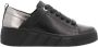 Rieker Witte Gesloten Casual Sneakers voor Dames Black Dames - Thumbnail 2