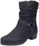 Rieker Winterlaarsjes western-enkellaars cowboylaarzen hakken met decoratieve riem - Thumbnail 2