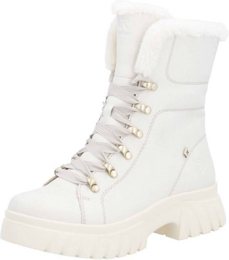 Rieker Witte Casual Enkellaarsjes voor Dames - Foto 2