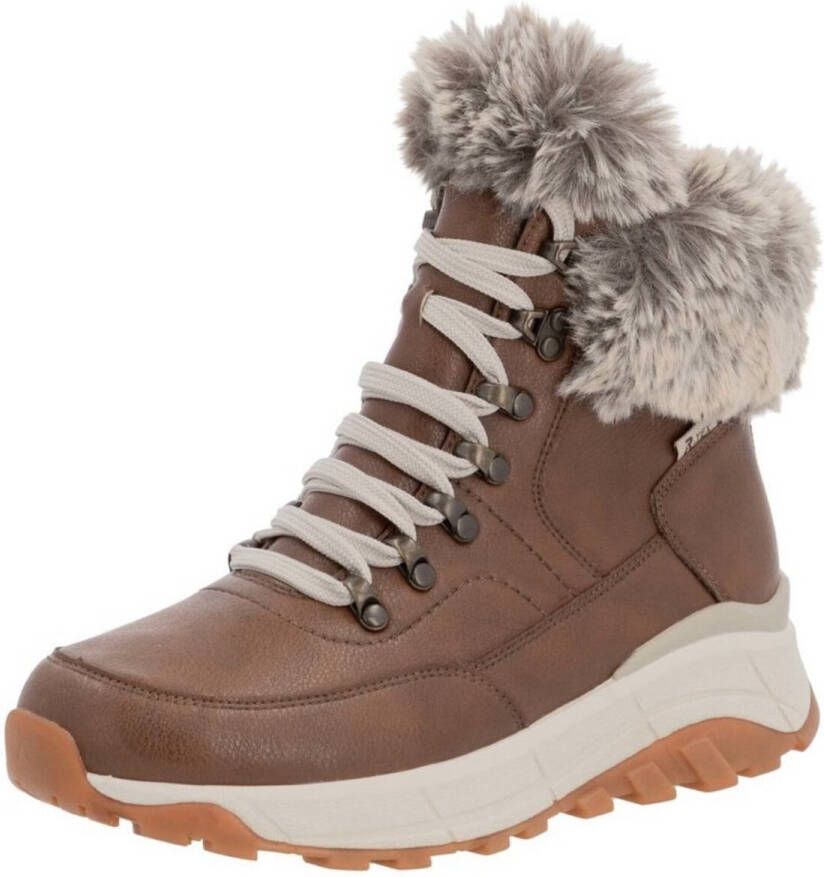 Rieker EVOLUTION Winterlaarzen Hightop sneakers veterschoenen winterlaarzen met lamswolvoering