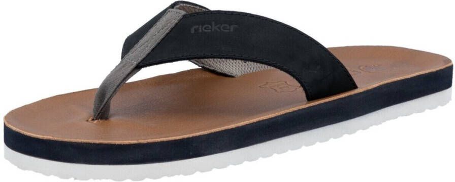 Rieker Teenslippers zomerschoen strandschoen badeschoen poolslide met teenband - Foto 2