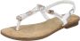 Rieker Sandalen zomerschoen sandaal blokhak met decoratieve elementen versierd - Thumbnail 1
