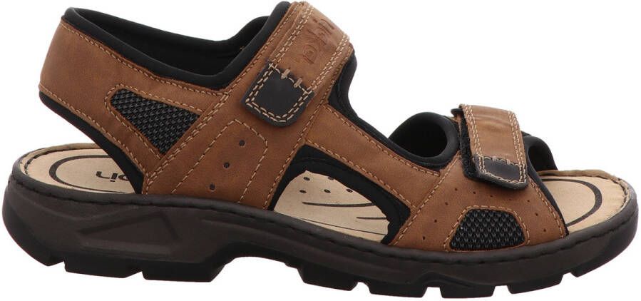 Rieker Sandalen zomerschoen klittenbandschoen outdoorschoen in trekkinglook
