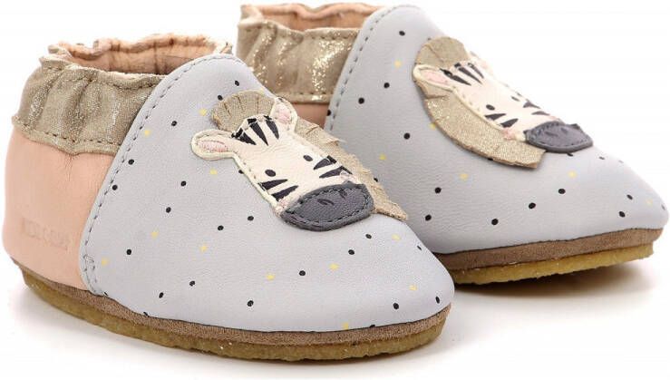 Robeez Babyslofjes Cute Zebra Semelle Crepe