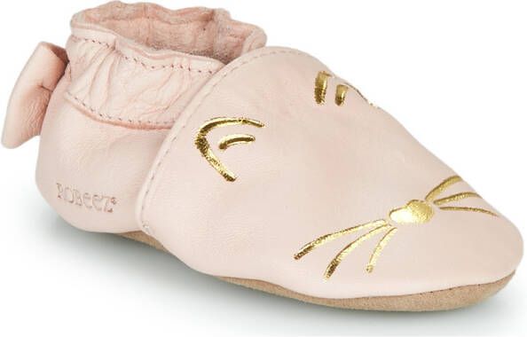 0051-ORIGINALS Robeez Meisjes Instapschoentje Goldy Cat Rose Clair ROSE