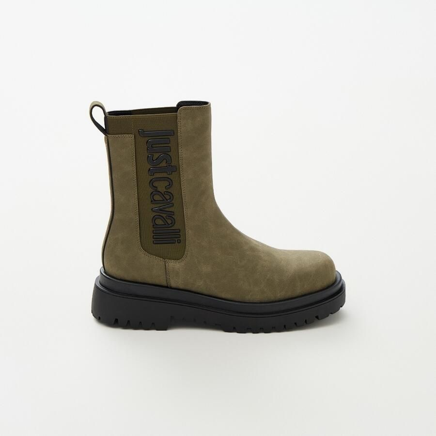Roberto Cavalli Enkellaarzen 79RA3S96STIVALETTOECOCAMOSCIOVERDE