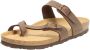 Rohde Alba dames teenscheidingsschoenen muiltjes 5594 72 bruin - Thumbnail 5