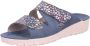 Rohde 1403 Volwassenen Dames slippers Kleur Blauw - Thumbnail 3