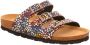 Rohde Slippers Alba zomerschoenen slippers pantoffels met kleurrijke print g-breedte = breed - Thumbnail 3