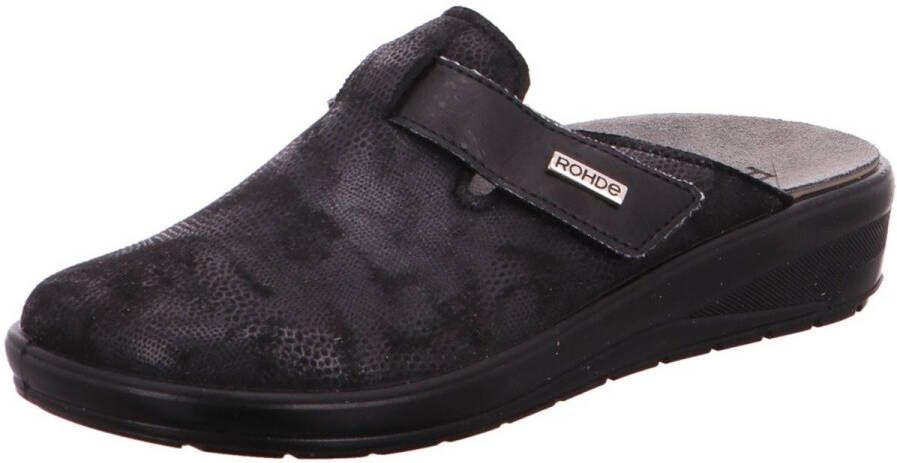 Rohde Pantoffels Catania pantoffel slippers klomp met klittenbandjes - Foto 3