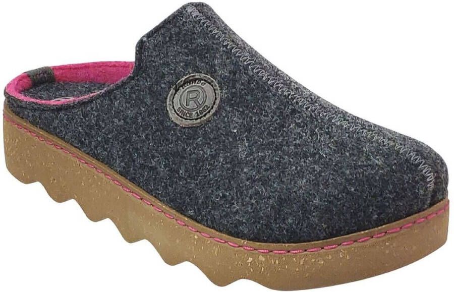 Rohde Pantoffels Foggia Pantoffel slof clog huis-slipper met profielzool - Foto 7