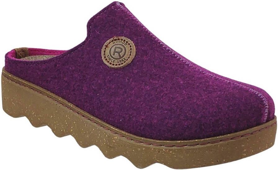 Rohde Pantoffels Foggia Pantoffel slof clog huis-slipper met profielzool - Foto 3