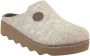 Rohde Dames Pantoffels Creme Uitneembaar Voetbed - Thumbnail 3