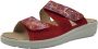 Rohde 5735 -Dames rood slippers & muiltjes - Thumbnail 2