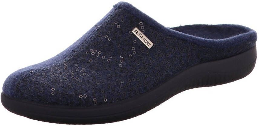 Rohde Dames Pantoffel Muil 6550-55 Blauw - Foto 4