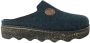 Rohde Easy N 35 klompen damespantoffels muiltjes blauw vilt 6120 54 kobalt - Thumbnail 2