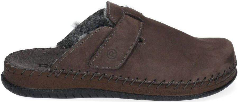 Rohde Pantoffels Heren Sloffen Heren Bruin 6790 - Foto 5