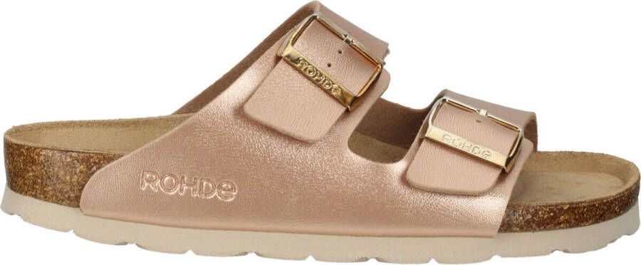 Rohde 5623 33 Dames Slippers Roze Goud - Foto 3