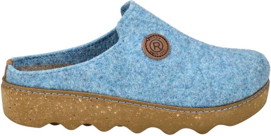 Rohde 6128 Volwassenen Dames pantoffels Kleur Zwart