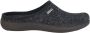 Rohde Grijze Vilt Thuis Slippers Gray Dames - Thumbnail 11
