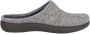 Rohde Grijze Vilt Thuis Slippers Gray Dames - Thumbnail 3