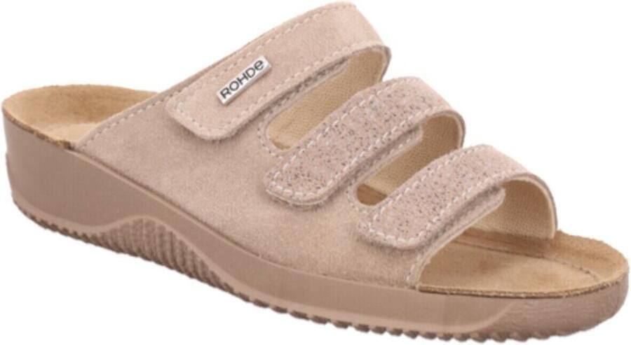 Rohde Dames Slipper 1932-18 Taupe - Foto 2