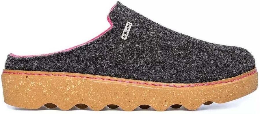 Rohde Donkergrijze Damesklomp Schoenen