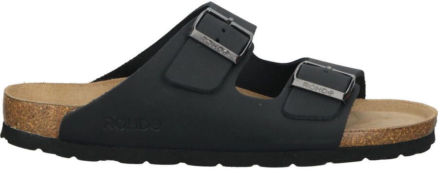 Rohde heren muiltjes GRADO pantoffels klompen 5925 zwart - Foto 6