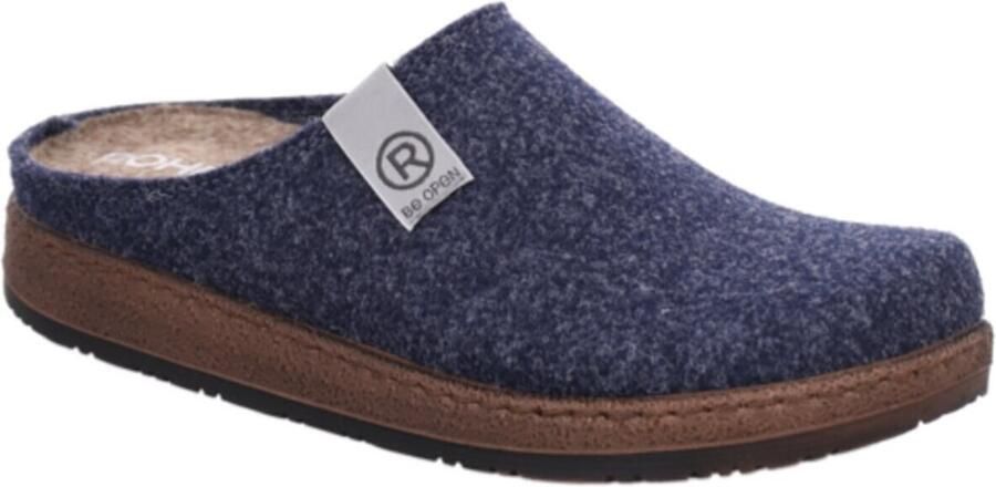 Rohde Heren Pantoffel Muil 6782-56 Blauw - Foto 3