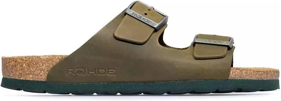 Rohde Comfortabele Groene Herensandaal
